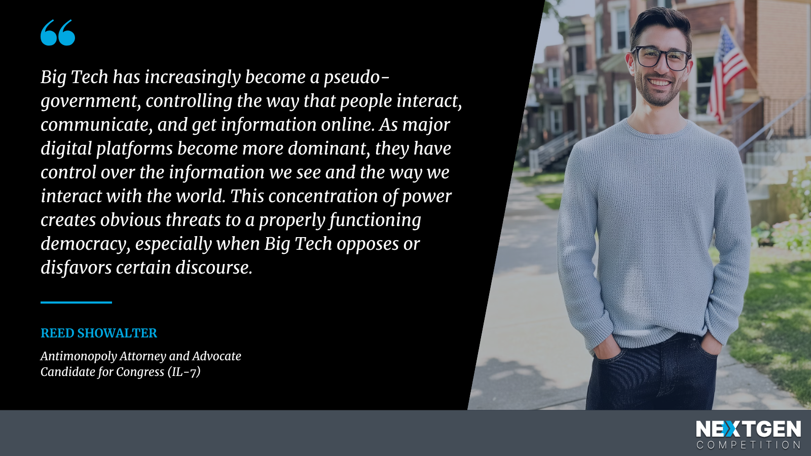 Quote from Reed Showalter